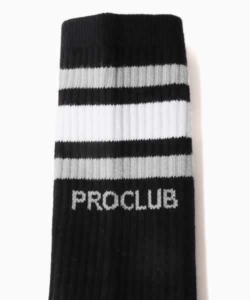 PRO CLUB （プロクラブ）の「Pro Club/プロクラブ STRIPE CREW SOCK 靴下（ソックス/靴下・メンズ・ホワイト系3/ブラック/ホワイト系1/ホワイト系2・L/M）」の8枚目の写真