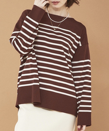 abahouse mavie | パール＆ワントップチェーン２連ネックレス(ネックレス)