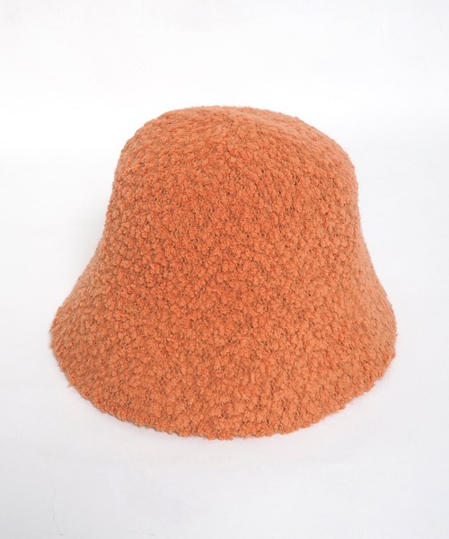 Crisp（クリスプ）の「ボアベルハット（ハット・レディース・オレンジ/ブラック/アイボリー・FREE）」の12枚目の写真