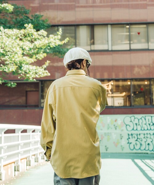NineMicrophones（ナインマイクロフォンズ）の「FAKE LEATHER SHIRT JKT（シャツ/ブラウス・メンズ・ブラック・MEDIUM/LARGE）」の19枚目の写真