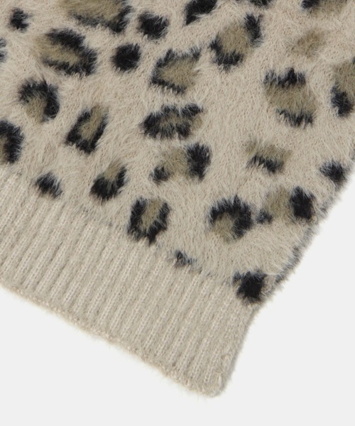 FOREVER 21（フォーエバー トゥエンティーワン）の「レオパードマフラー（マフラー・レディース・ベージュ・FREE）」の4枚目の写真