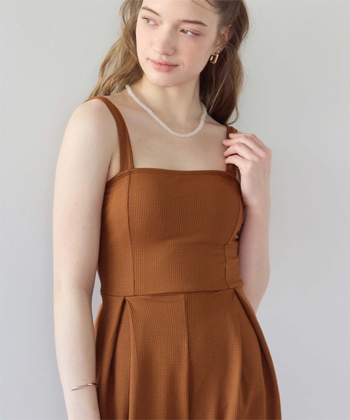 SEA DRESS(シードレス)の「チェック素材ロンパース/ワンピース/セット水着(水着・レディース・オフホワイト/ブラウン/ブラック/グレイッシュベージュ・S/L/M/LL)」の21枚目の写真