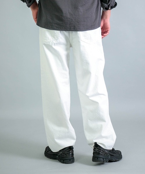 OMNIGOD（オムニゴッド）の「[OMNIGOD mens / オムニゴッド] 10ozホワイトデニム 5Pイージールーズジーンズ（デニムパンツ・メンズ・ホワイト・3/2）」の15枚目の写真