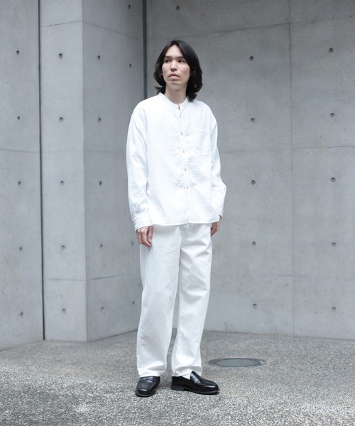 OMNIGOD（オムニゴッド）の「[OMNIGOD mens / オムニゴッド] 10ozホワイトデニム 5Pイージールーズジーンズ（デニムパンツ・メンズ・ホワイト・3/2）」の20枚目の写真