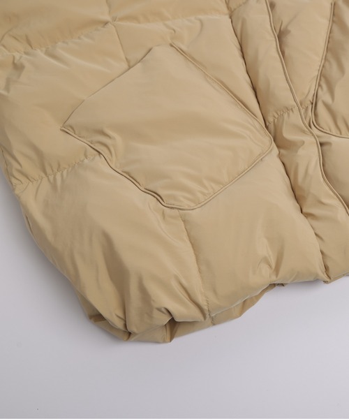 La-gemme（ラジェム）の「ストール付きダウンコート（ダウンジャケット/コート・レディース・アイボリー/ブラック/ベージュ・フリー）」の21枚目の写真