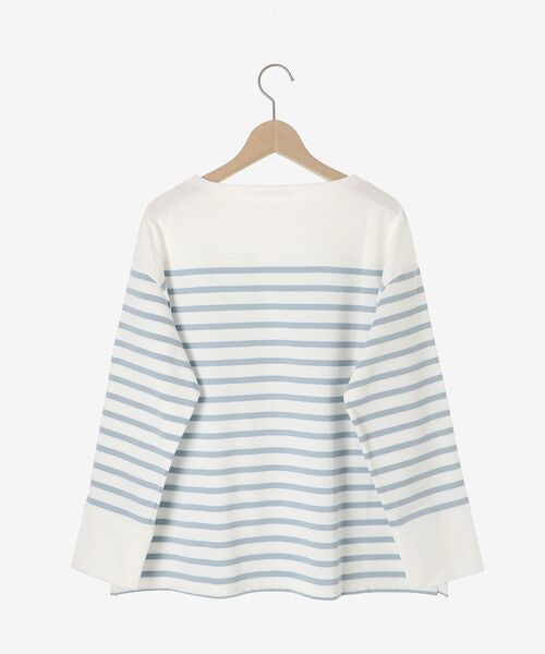 le.coeur blanc(ルクールブラン)の「ボーダーキリカエパネルカットソー(Tシャツ/カットソー・レディース・ブルー系その他3/ベージュ系その他2・38)」の8枚目の写真