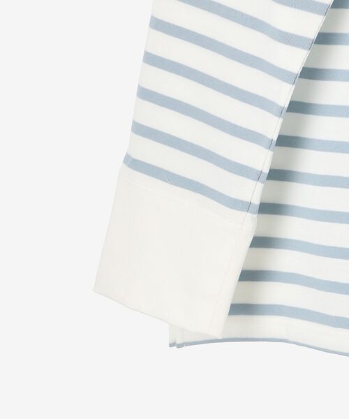 le.coeur blanc(ルクールブラン)の「ボーダーキリカエパネルカットソー(Tシャツ/カットソー・レディース・ブルー系その他3/ベージュ系その他2・38)」の6枚目の写真