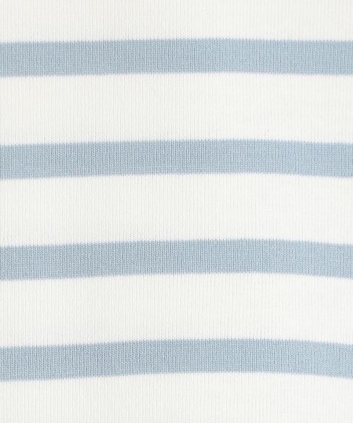le.coeur blanc(ルクールブラン)の「ボーダーキリカエパネルカットソー(Tシャツ/カットソー・レディース・ブルー系その他3/ベージュ系その他2・38)」の4枚目の写真
