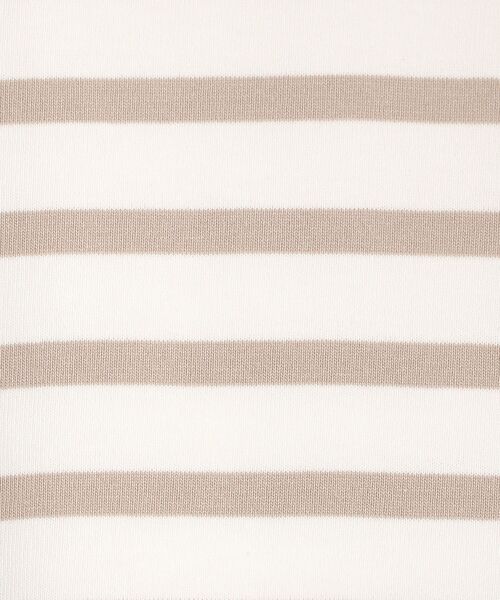 le.coeur blanc(ルクールブラン)の「ボーダーキリカエパネルカットソー(Tシャツ/カットソー・レディース・ブルー系その他3/ベージュ系その他2・38)」の3枚目の写真