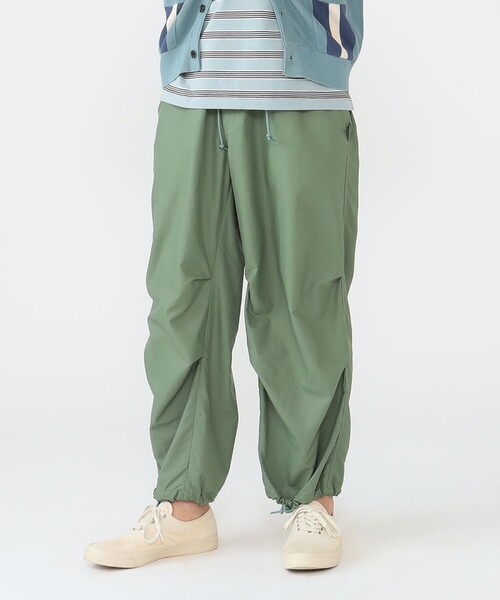BEAMS PLUS(ビームスプラス)の「BEAMS PLUS / ナイロン マイクロメッシュ ミリタリー オーバーパンツ(その他パンツ・メンズ・オリーブ/ネイビー・L/M/S/XL)」の7枚目の写真