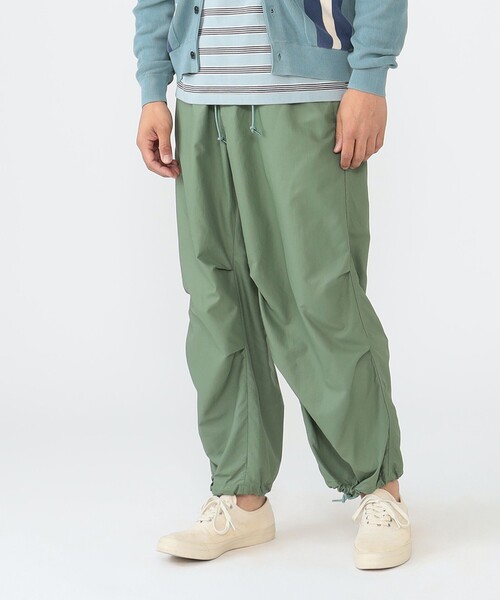 BEAMS PLUS(ビームスプラス)の「BEAMS PLUS / ナイロン マイクロメッシュ ミリタリー オーバーパンツ(その他パンツ・メンズ・オリーブ/ネイビー・L/M/S/XL)」の8枚目の写真