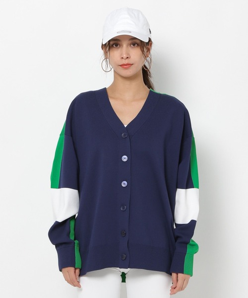 HEREIAM(ヘレイアム)の「【HEREIAM】カラーブロックカーディガン(カーディガン/ボレロ・レディース・ホワイト/ネイビー/ピンク・FREE)」の17枚目の写真