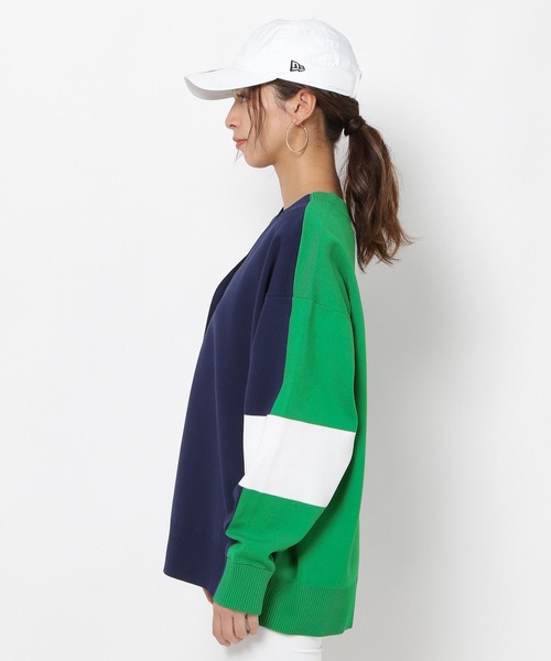 HEREIAM(ヘレイアム)の「【HEREIAM】カラーブロックカーディガン(カーディガン/ボレロ・レディース・ホワイト/ネイビー/ピンク・FREE)」の18枚目の写真