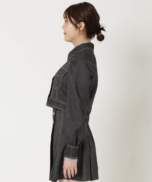 美品 レディアゼル デニムライクジャケット 美品✨ REDYAZEL デニムライクジャケット - メルカリ