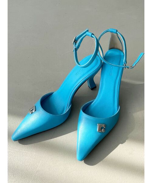 EMODA（エモダ）の「チャームアクセントシューズ（パンプス・レディース・ブラック/ブルー/ブラウン・SMALL/MEDIUM/LARGE）」の9枚目の写真