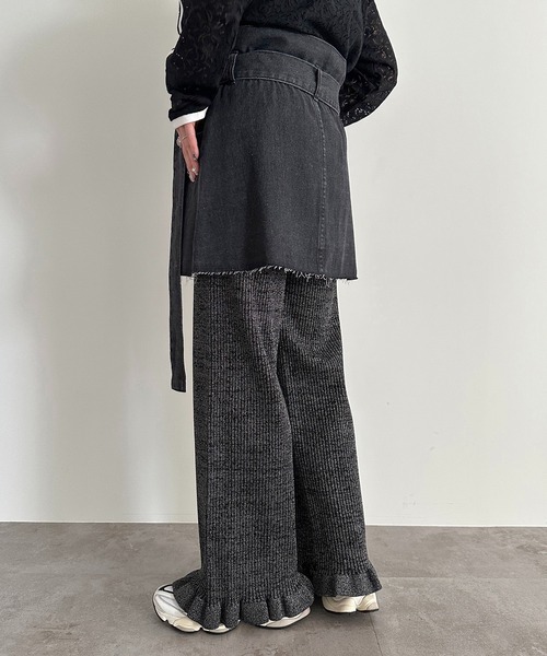 ラメニットフリルパンツ【ZOZOTOWN限定アイテム】（その他パンツ