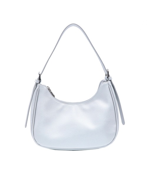 GUSCIO(グッシオ)の「【グッシオベーシック】ワンハンドルハーフムーンバッグ(トートバッグ・レディース・アイボリー/ブラック/シルバー/ダークブラウン・FREE)」の15枚目の写真