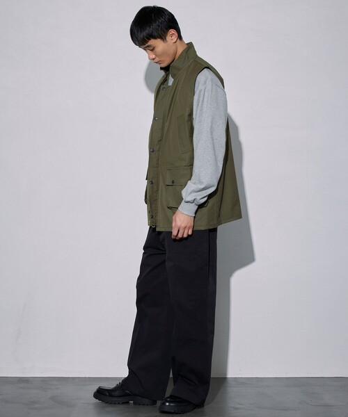 Walker & Hawkes（ウォーカーアンドホークス）の「Walker＆Hawkes/ウォーカーアンドホークス FHSP Winchester Gilet / 別注 ウィンチェスタージレ / ベスト（ベスト・メンズ・オリーブ/ブラック・MEDIUM/LARGE）」の7枚目の写真