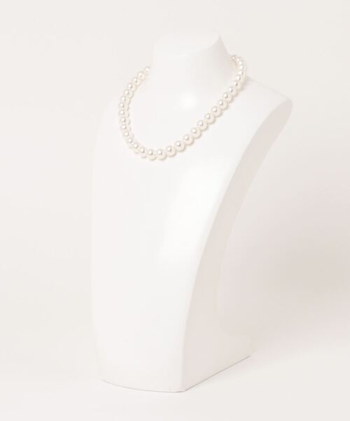 Jines（ジネス）の「マグネットパールネックレス 38cm（ネックレス・レディース・ホワイト・FREE）」の2枚目の写真
