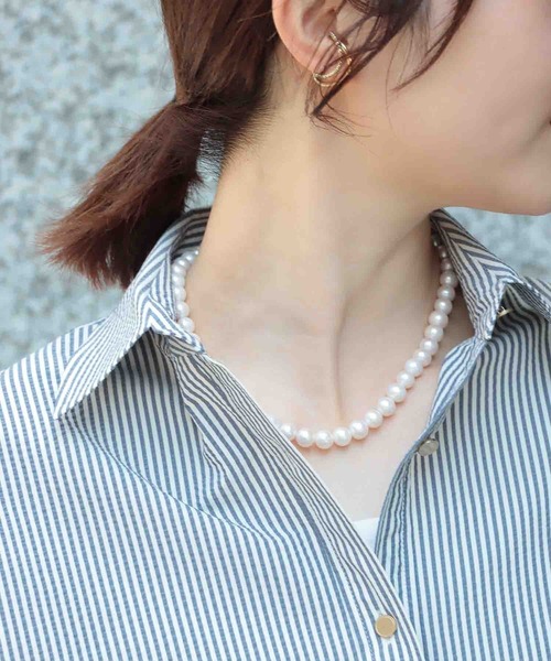 即日発送　litmus harpraha 三重パールネックレス パール優美-Pearlyuumi-