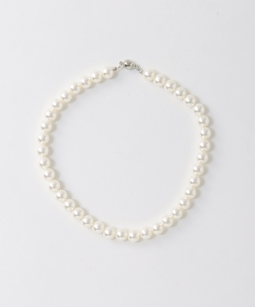 Jines（ジネス）の「マグネットパールネックレス 38cm（ネックレス・レディース・ホワイト・FREE）」の6枚目の写真
