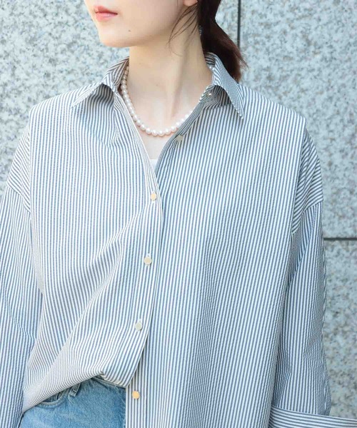 Jines（ジネス）の「マグネットパールネックレス 38cm（ネックレス・レディース・ホワイト・FREE）」の3枚目の写真