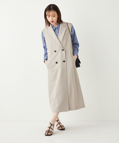デシグアル【新品未使用】ジレ・ワンピース BIGセーラーカラージレワンピース