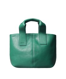 ✨良品 希少✨HIROFU ヒロフ レザー トートバッグ ダークグリーン ヒロフ HIROFU 【カーラ】レザートートバッグ S 本革