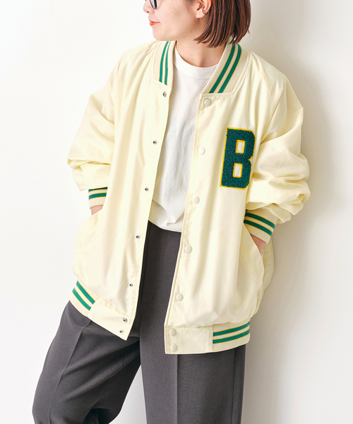 かぴ♡　スピックアンドスパン　バドウィン　スタジャン BUTWIN（バトウィン）の「【BUTWIN / バトウィン】 ナイロンツイル