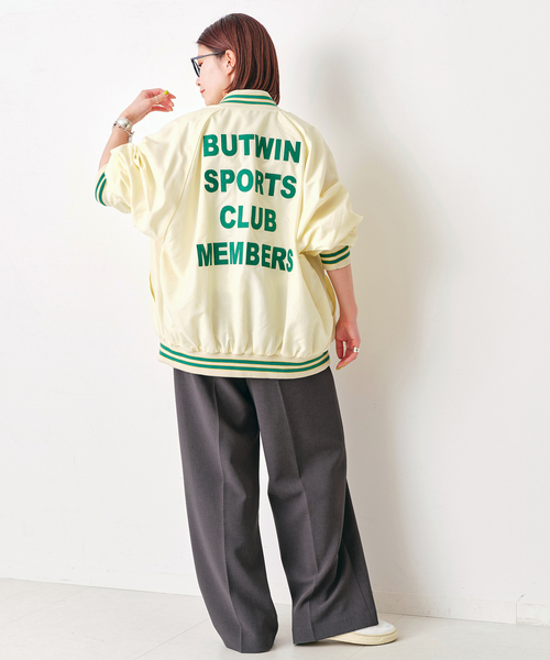 スピックアンドスパン 別注 BUTWIN バトウィン ナイロンツイル スタジャン BUTWIN（バトウィン）の「【BUTWIN / バトウィン】 ナイロンツイル