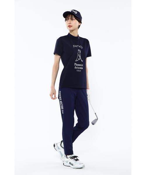 PING（ピン）の「【PING APPAREL】Mr.PINGジャカード 半袖ハイネック