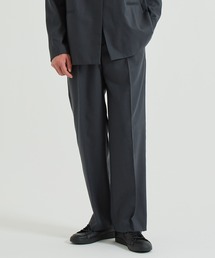 【THE TOKYO/ザトウキョウ】Summer Wool Calm Skin Easy Straight Trousers/サマーウールカームスキンイージーストレートトラウザーズ【セットアップ対応】