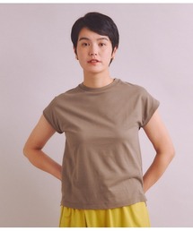 SIPULI（シプリ）の「［Elama］Organic Cotton Cross Jersey フレンチスリーブプルオーバー（Tシャツ/カットソー）」