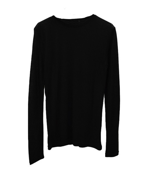 ベーシッククルーネックカットソー／basic crewneck cutsew 長袖