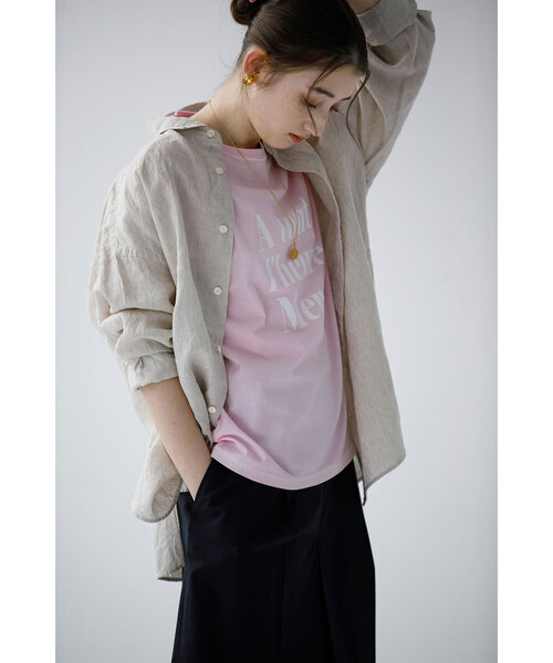 La TOTALITE（ラトータリテ）の「フレンチスリーブロゴプルオーバー（Tシャツ/カットソー・レディース・ホワイト/ブラック/ピンク・FREE）」の13枚目の写真