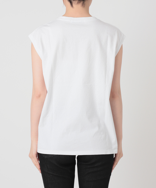 La TOTALITE（ラトータリテ）の「フレンチスリーブロゴプルオーバー（Tシャツ/カットソー・レディース・ホワイト/ブラック/ピンク・FREE）」の17枚目の写真