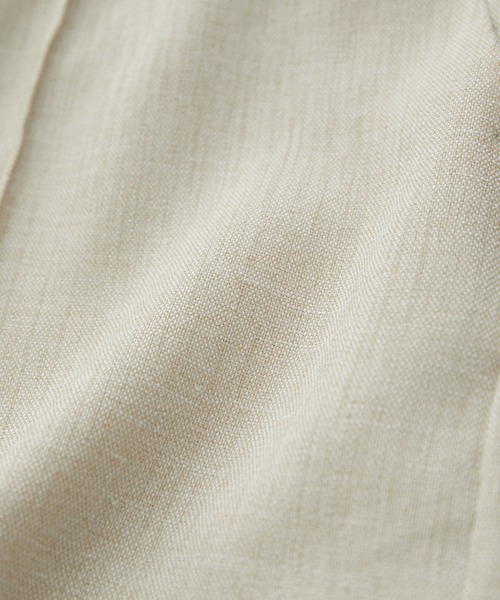 VIS（ビス）の「リネンライクミニ丈パンツ（その他パンツ・レディース・ライトグレー/ブラック/ホワイト系その他5・M/S）」の5枚目の写真