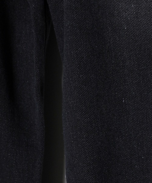 Chick（チック）の「▲Wide Straight Vintage Denim / ワイドストレートヴィンテージデニム（デニムパンツ・レディース・ブラック・L/M/S）」の12枚目の写真