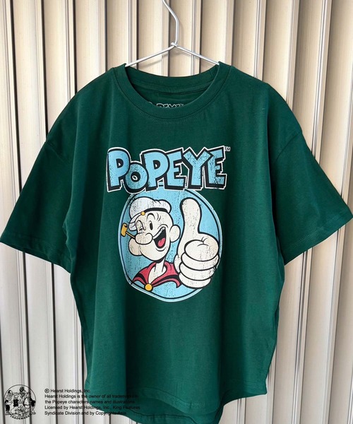 POPEYE ポパイ オーバーサイズ半袖Tシャツ（Tシャツ/カットソー