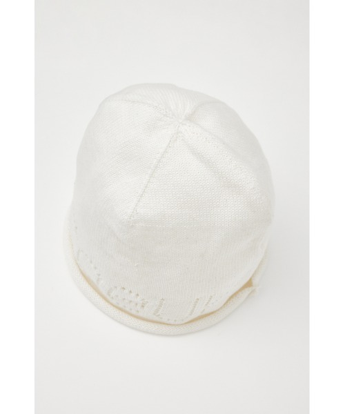 ニットキャップ・ビーニー [USITE] BABY Floral SUMMER Hat Knuth Marf - flower beanie / フラワービーニー (ブルー) | Sir