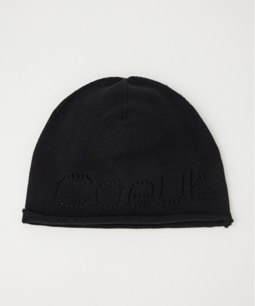 SLY（スライ）の「EYELET SUMMER BEANIE アイレット サマー ビーニー（ニットキャップ/ビーニー・レディース・杢グレー/ブラック/ホワイト・FREE）」の16枚目の写真