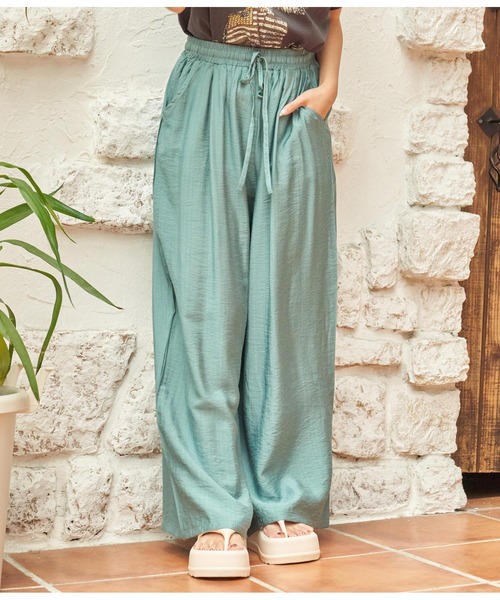 anap mimpi(アナップミンピ)の「リラックス ユッタリ ワイドパンツ(その他パンツ・レディース・オレンジ/ネイビー/ターコイズブルー・FREE)」の8枚目の写真