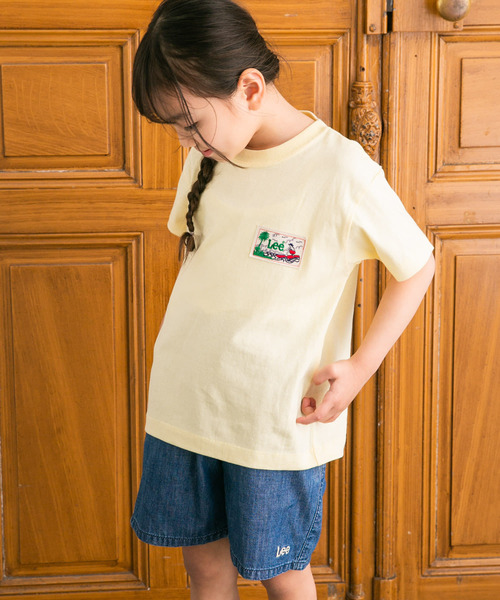 Lee（リー）の「『別注』Lee×DOORS　ワッペンTシャツ（Tシャツ/カットソー・キッズ・イエロー/ミント・130/120/110/140）」の18枚目の写真
