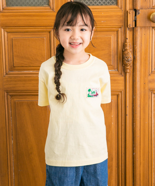Lee（リー）の「『別注』Lee×DOORS　ワッペンTシャツ（Tシャツ/カットソー・キッズ・イエロー/ミント・130/120/110/140）」の19枚目の写真