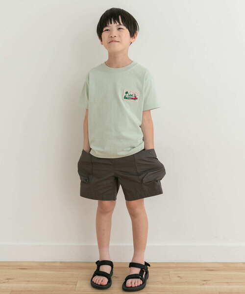 Lee（リー）の「『別注』Lee×DOORS　ワッペンTシャツ（Tシャツ/カットソー・キッズ・イエロー/ミント・130/120/110/140）」の7枚目の写真