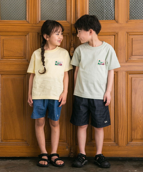 Lee（リー）の「『別注』Lee×DOORS　ワッペンTシャツ（Tシャツ/カットソー・キッズ・イエロー/ミント・130/120/110/140）」の11枚目の写真