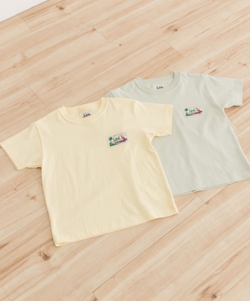 Lee（リー）の「『別注』Lee×DOORS　ワッペンTシャツ（Tシャツ/カットソー・キッズ・イエロー/ミント・130/120/110/140）」の13枚目の写真