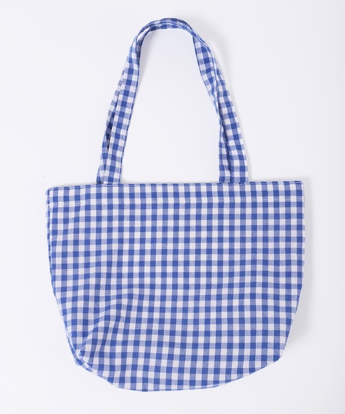 WC（ダブル シー）の「ギンガムチェックトートバッグ（トートバッグ・レディース・ブラック/ピンク/ブルー・FREE）」の10枚目の写真