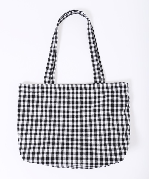 WC（ダブル シー）の「ギンガムチェックトートバッグ（トートバッグ・レディース・ブラック/ピンク/ブルー・FREE）」の11枚目の写真