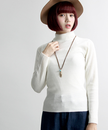 WEGO | WEGO/リブハイネックニット(ニット/セーター)